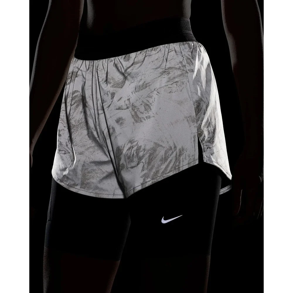 Nike Swift Mid Rise 2-in-1 Reflective Running Shorts Womens Small HV2916 036